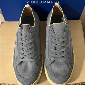 Vince Camuto Blue and Yellow Men's Sneakers
